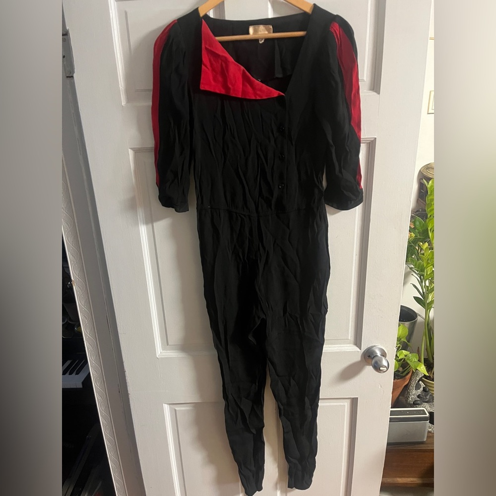 80s vintage Nina Piccalino jumpsuit - Picture 1 of 4